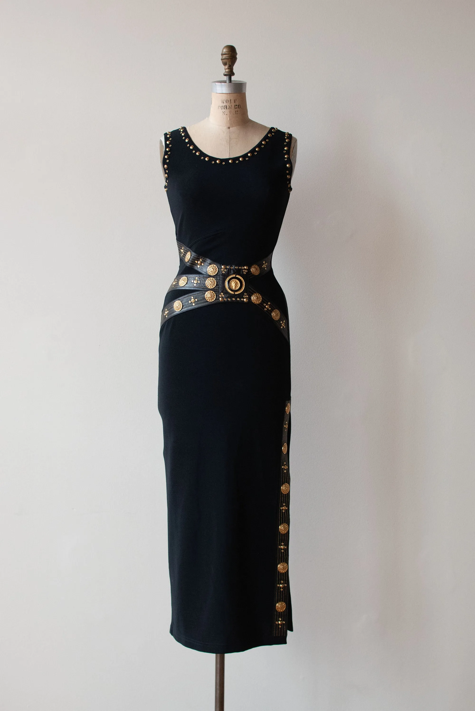 1990s Studded Dress