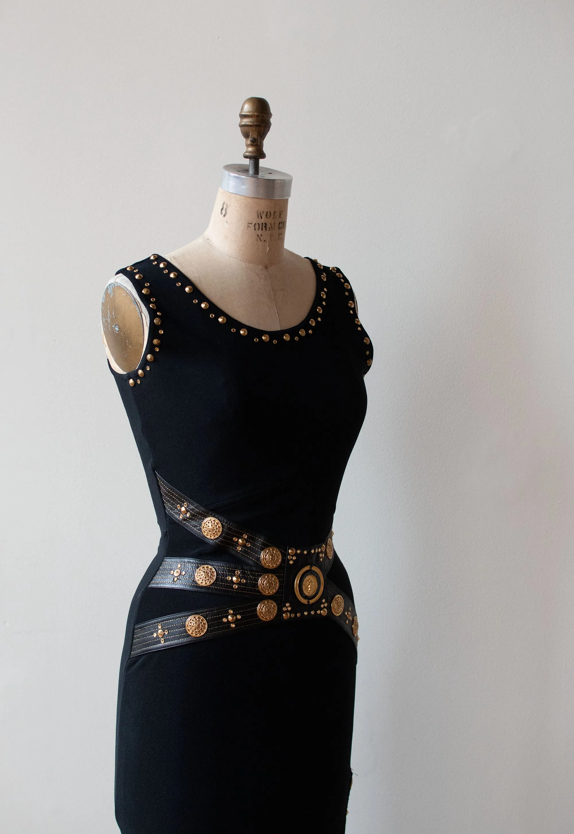 1990s Studded Dress