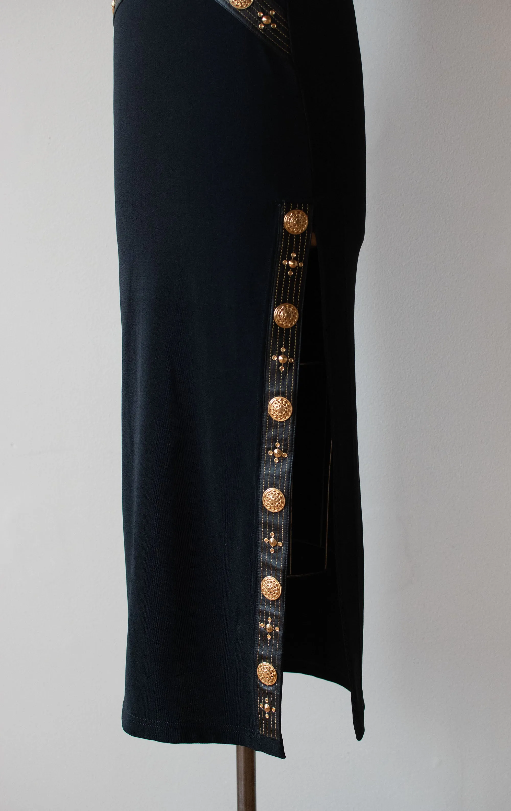 1990s Studded Dress
