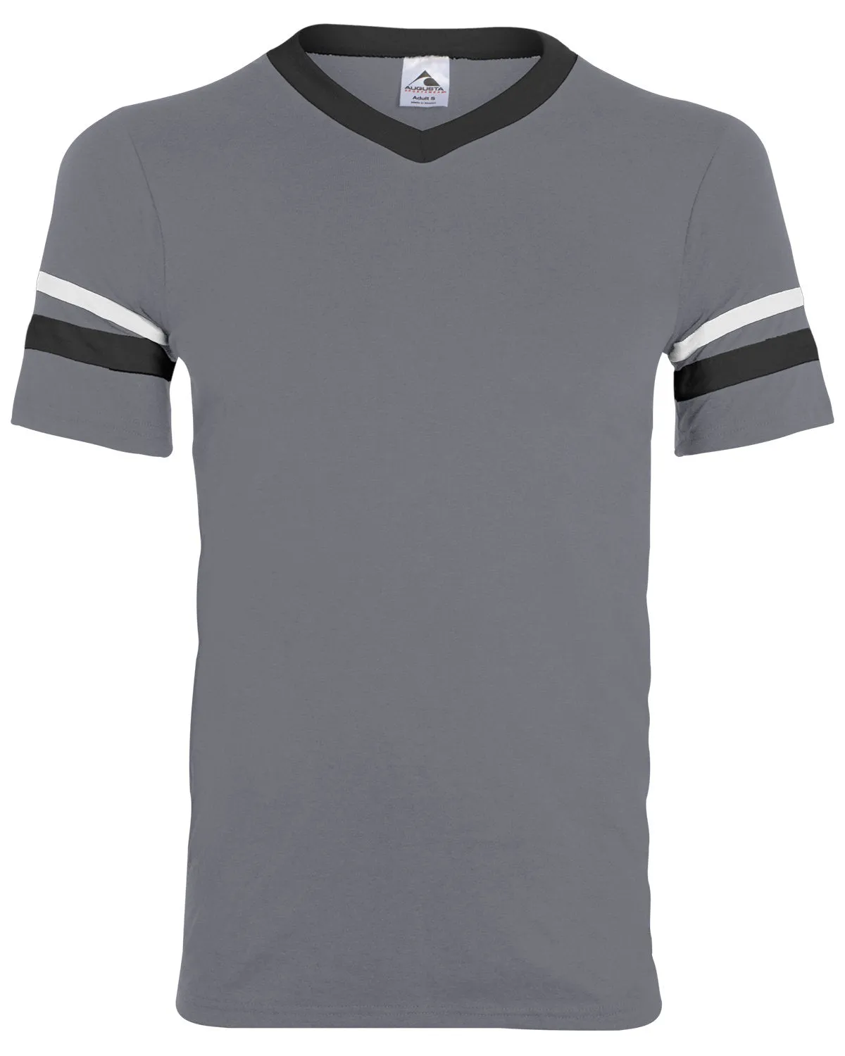 360-Augusta Sportswear-GRPHITE/ BLK/ WH