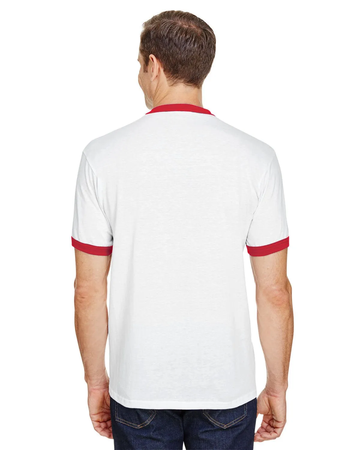 710-Augusta Sportswear-WHITE/ RED
