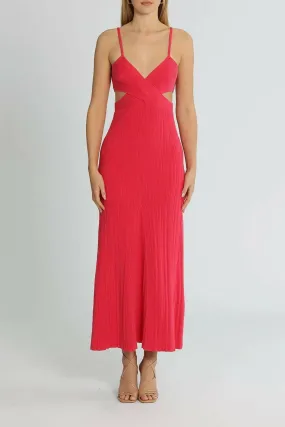 Anna Quan Sabrina Dress in Fuschia