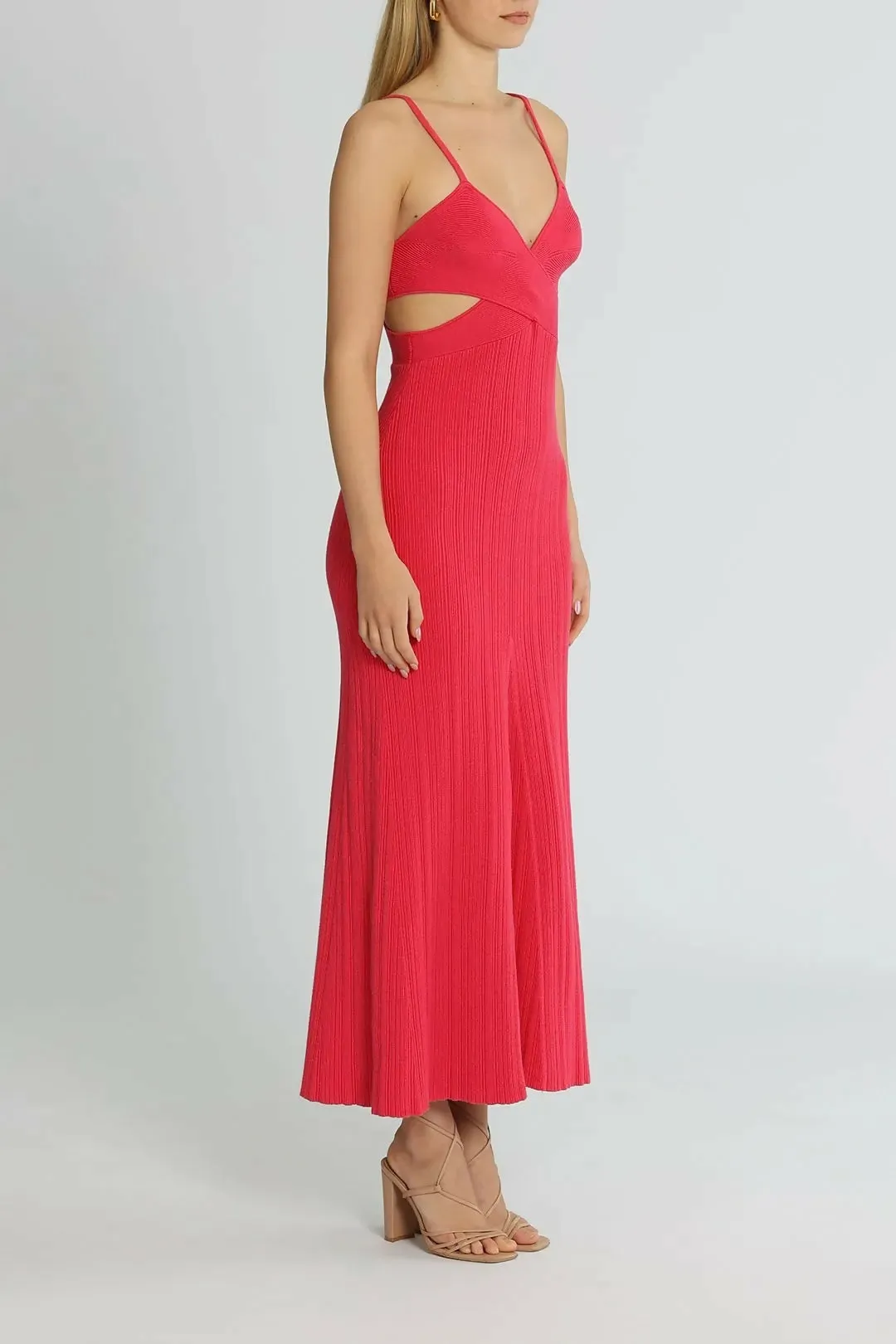 Anna Quan Sabrina Dress in Fuschia