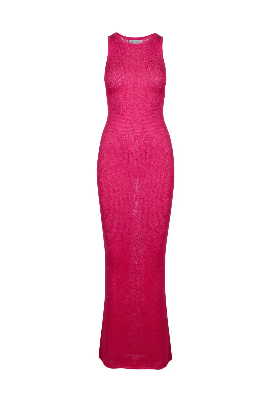 Asta Resort Sequin Natalia Floor - Length Gown in Fuchsia/Pink