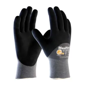 ATG 34-875/XXS Seamless Knit Nylon / Elastane Glove with Nitrile Coated MicroFoam Grip on Palm, Fingers & Knuckles - Touchscreen Compatible
