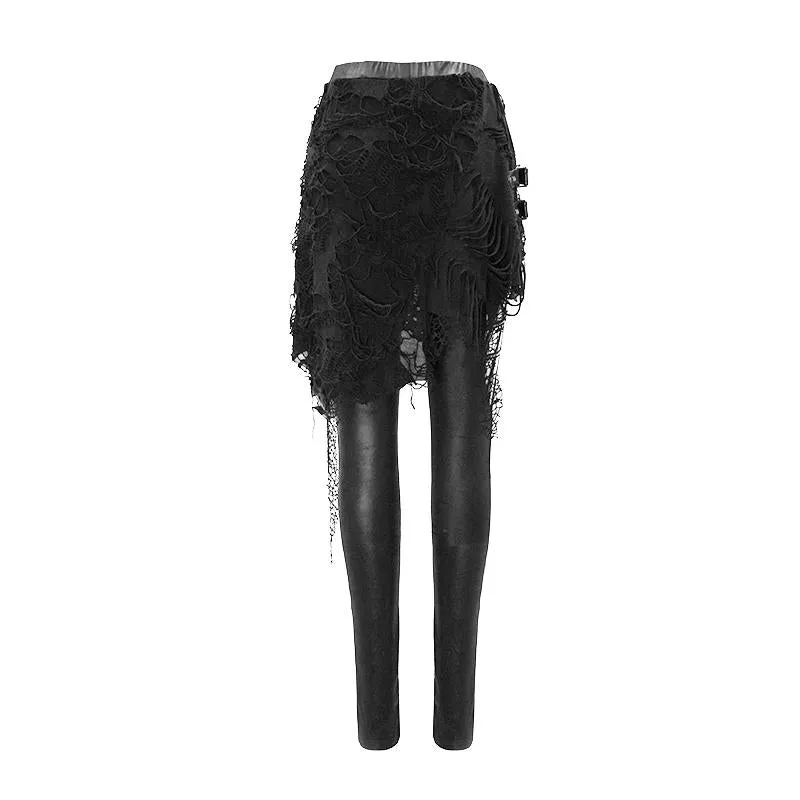 'Back to Black' Gothic Leggings