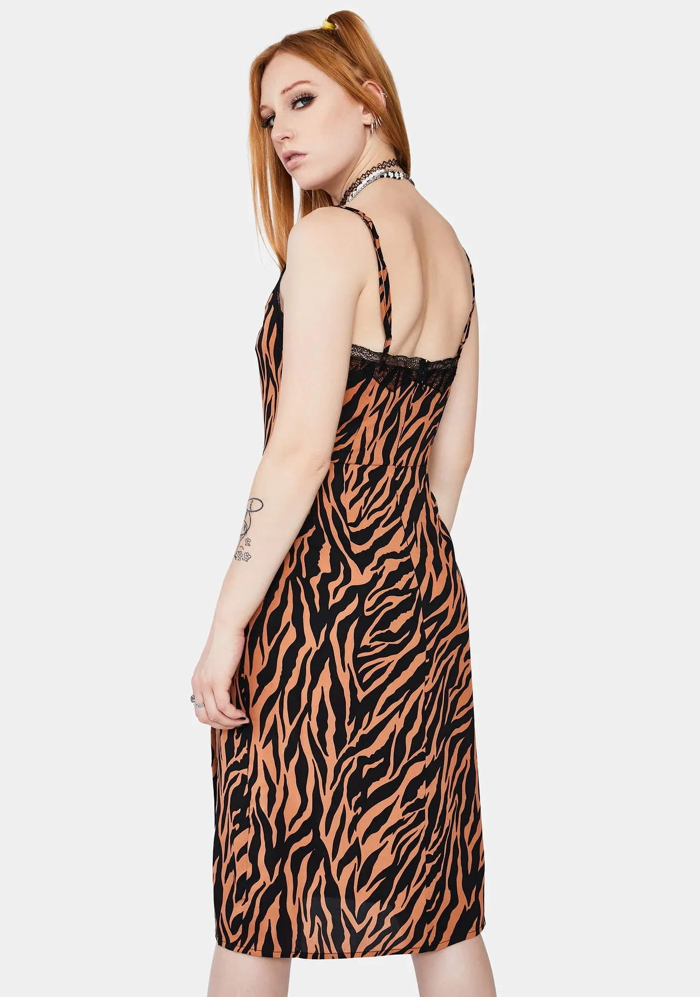 Belina Lace Midi Dress