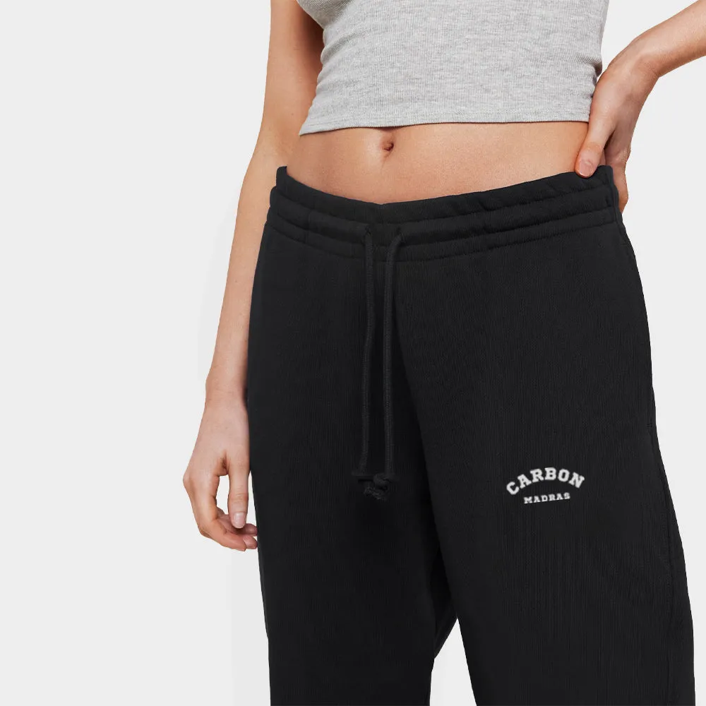 Carbon Graphic Women's Joggers - Oversized Black