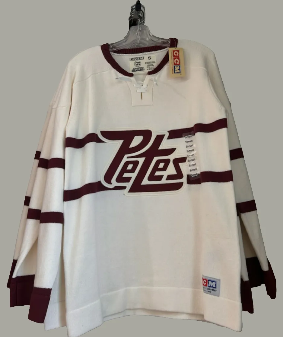 CCM Pro Series retro wool style jersey