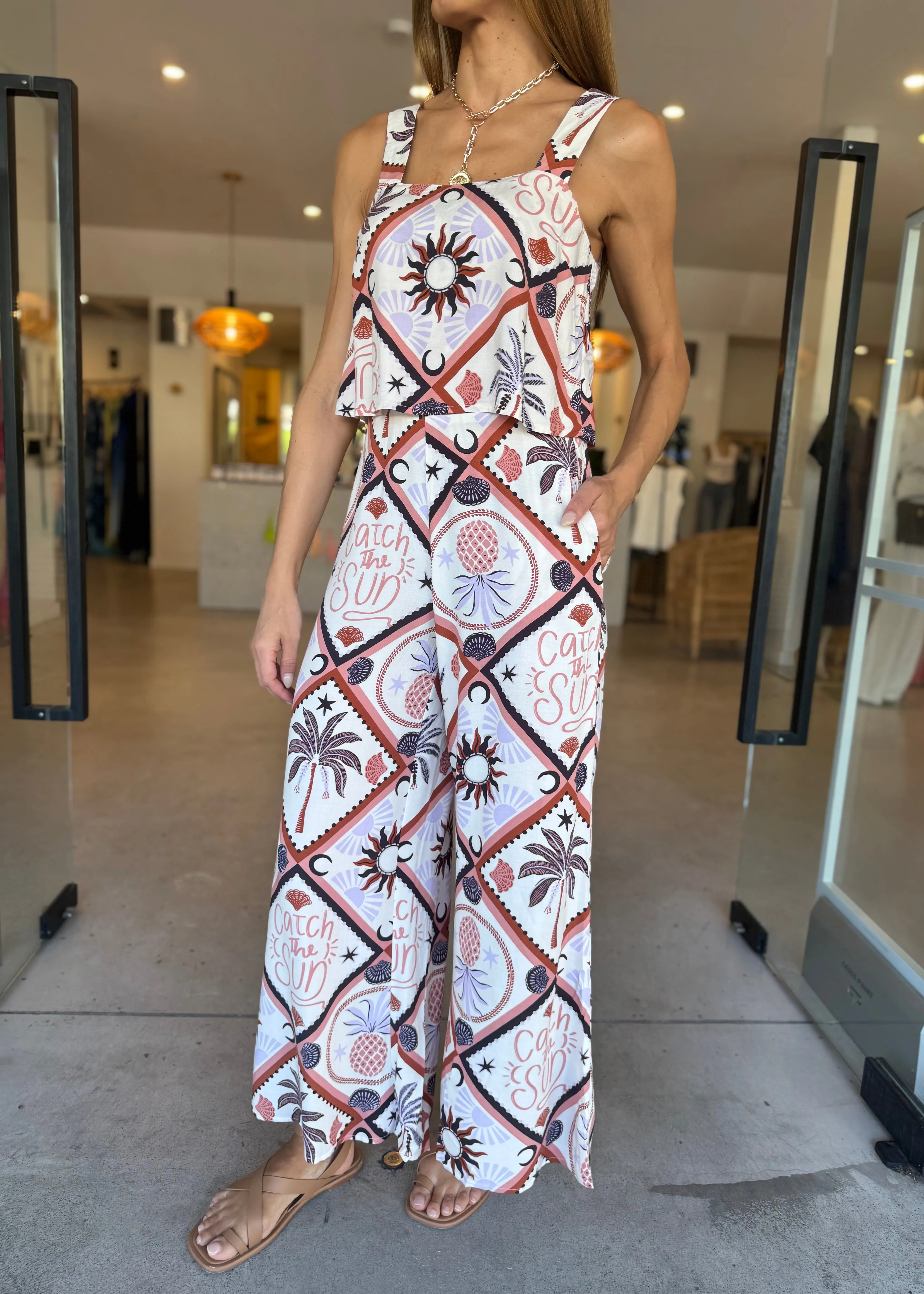 CHANTELLE JUMPSUIT PRINT