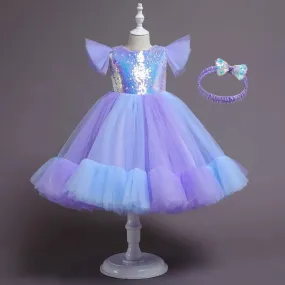 Children's Skirt Sequins Little Princess Dress