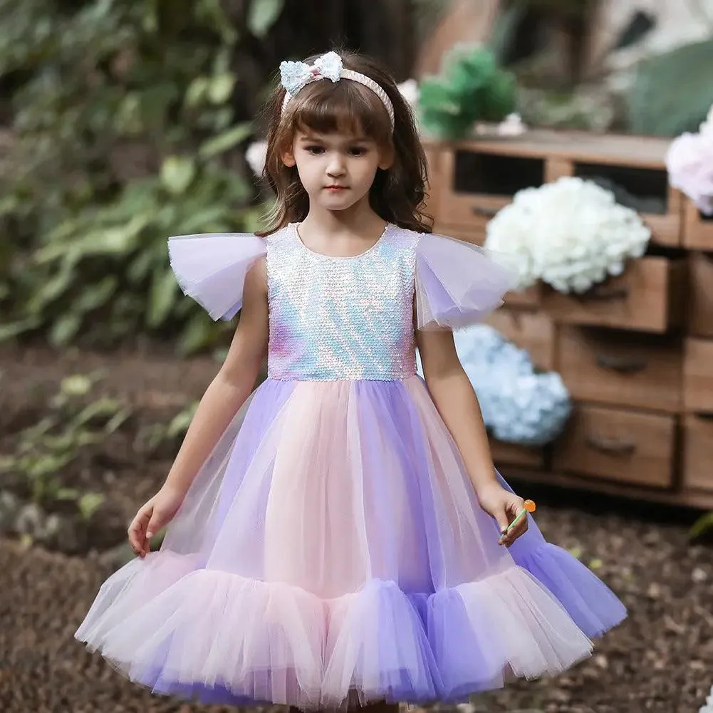 Children's Skirt Sequins Little Princess Dress