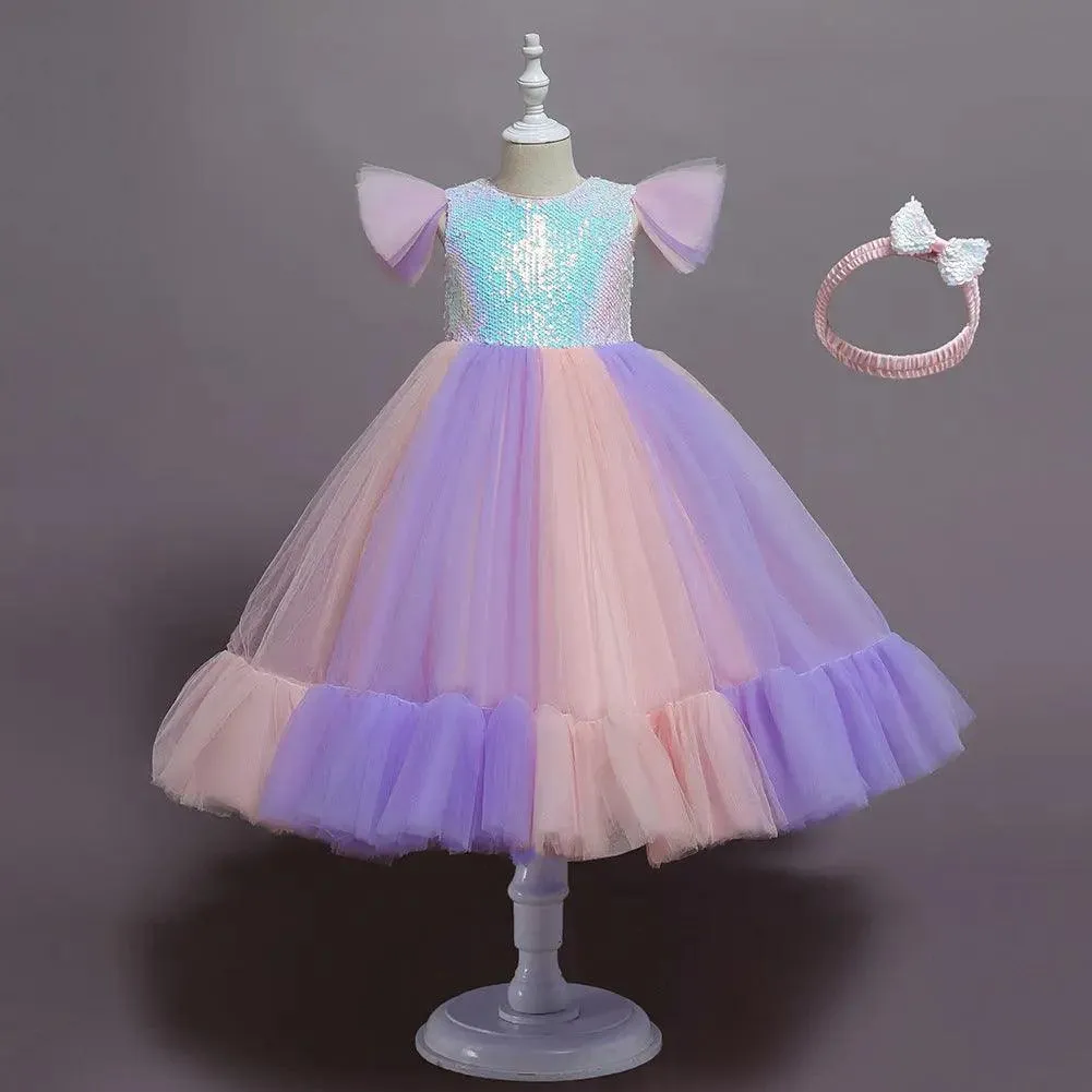 Children's Skirt Sequins Little Princess Dress