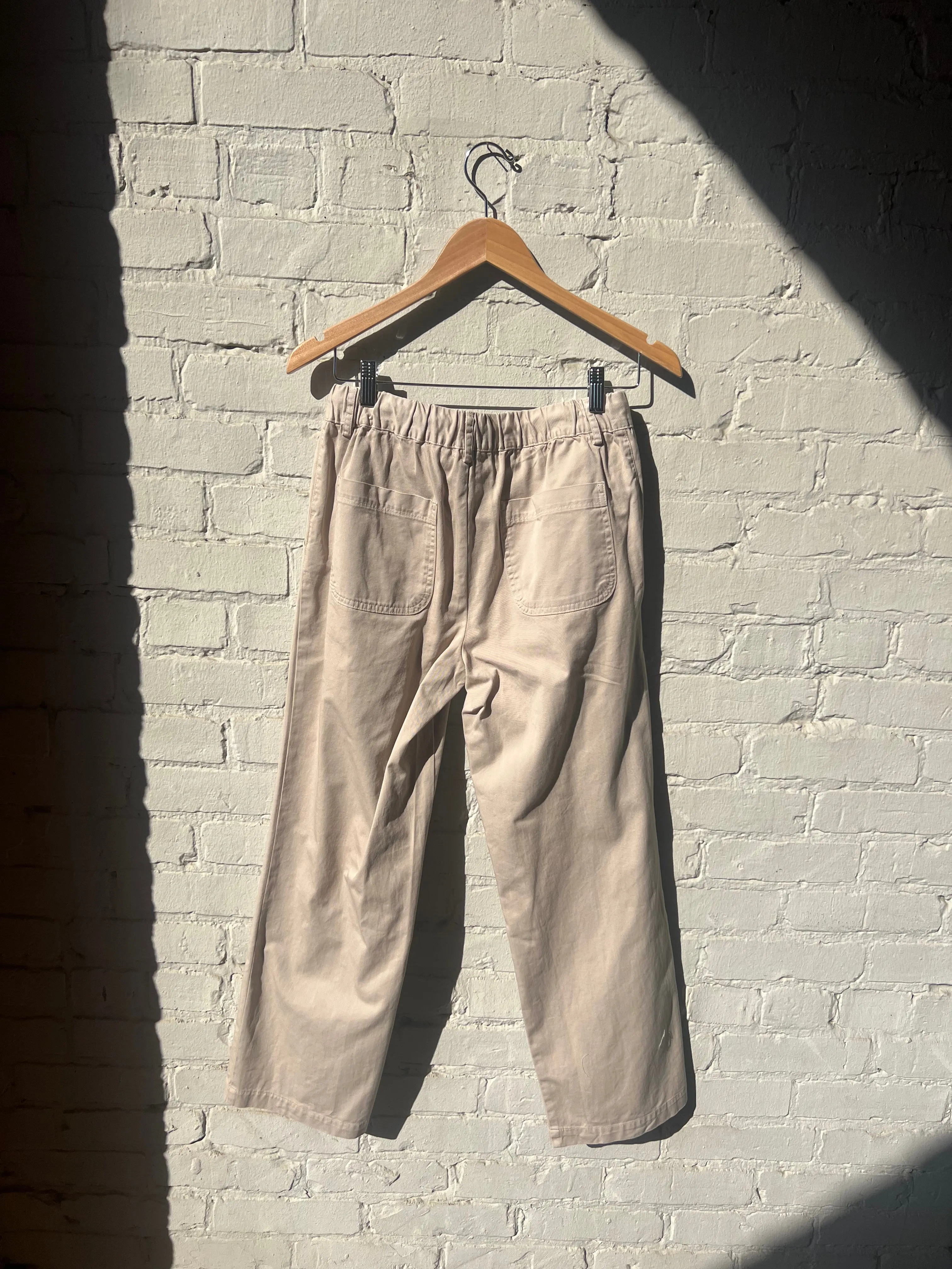 Chino Drawstring Pant - Stone