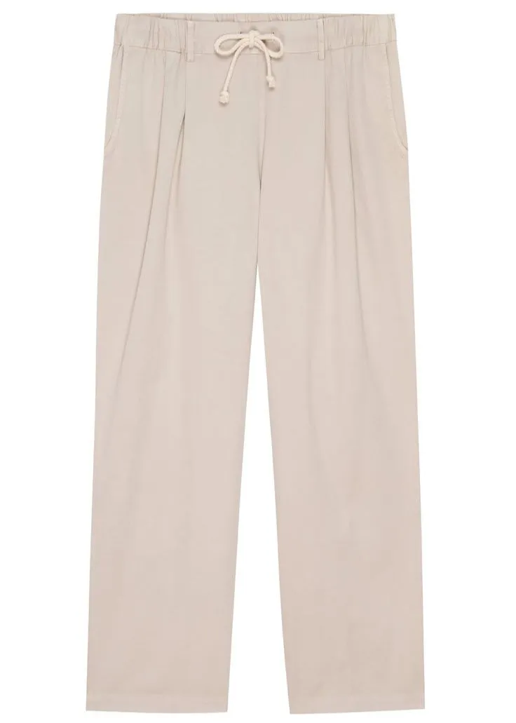 Chino Drawstring Pant - Stone