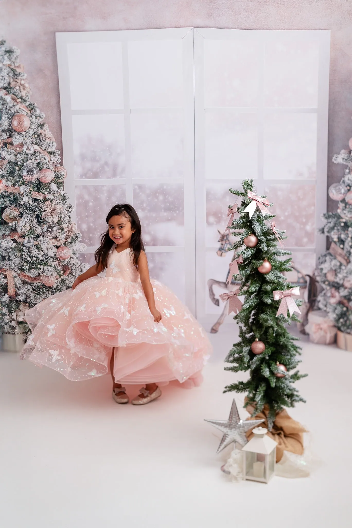 Couture Rental Gown "Anastasia"- High Low Length Dress (4 Year - Petite 5 Year)