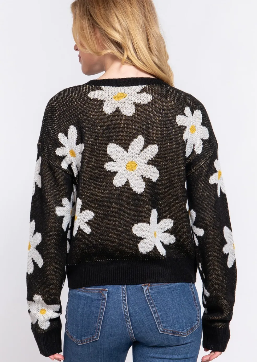 Daisy Knit Sweater