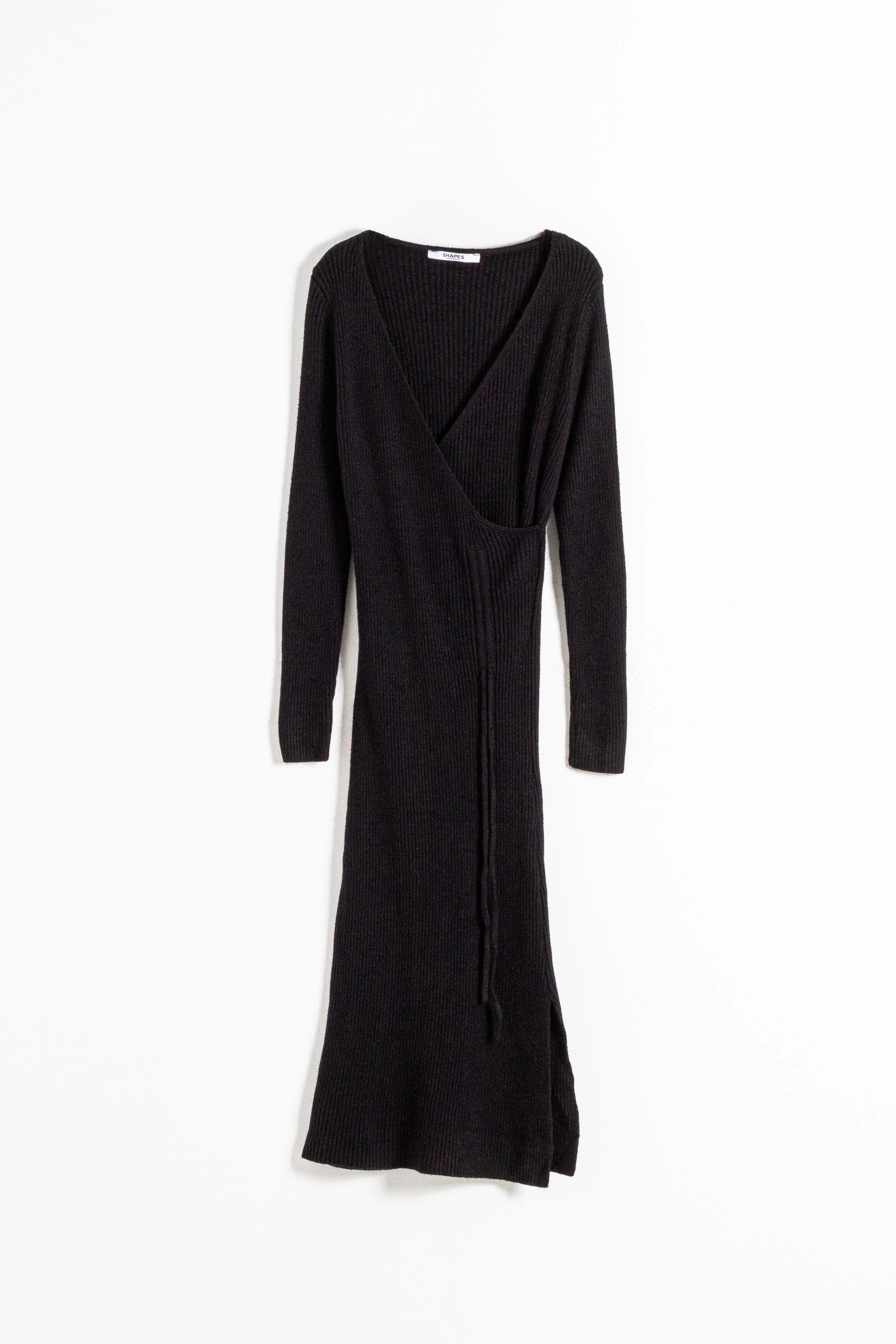 DETAILED KNIT MIDI DRESS