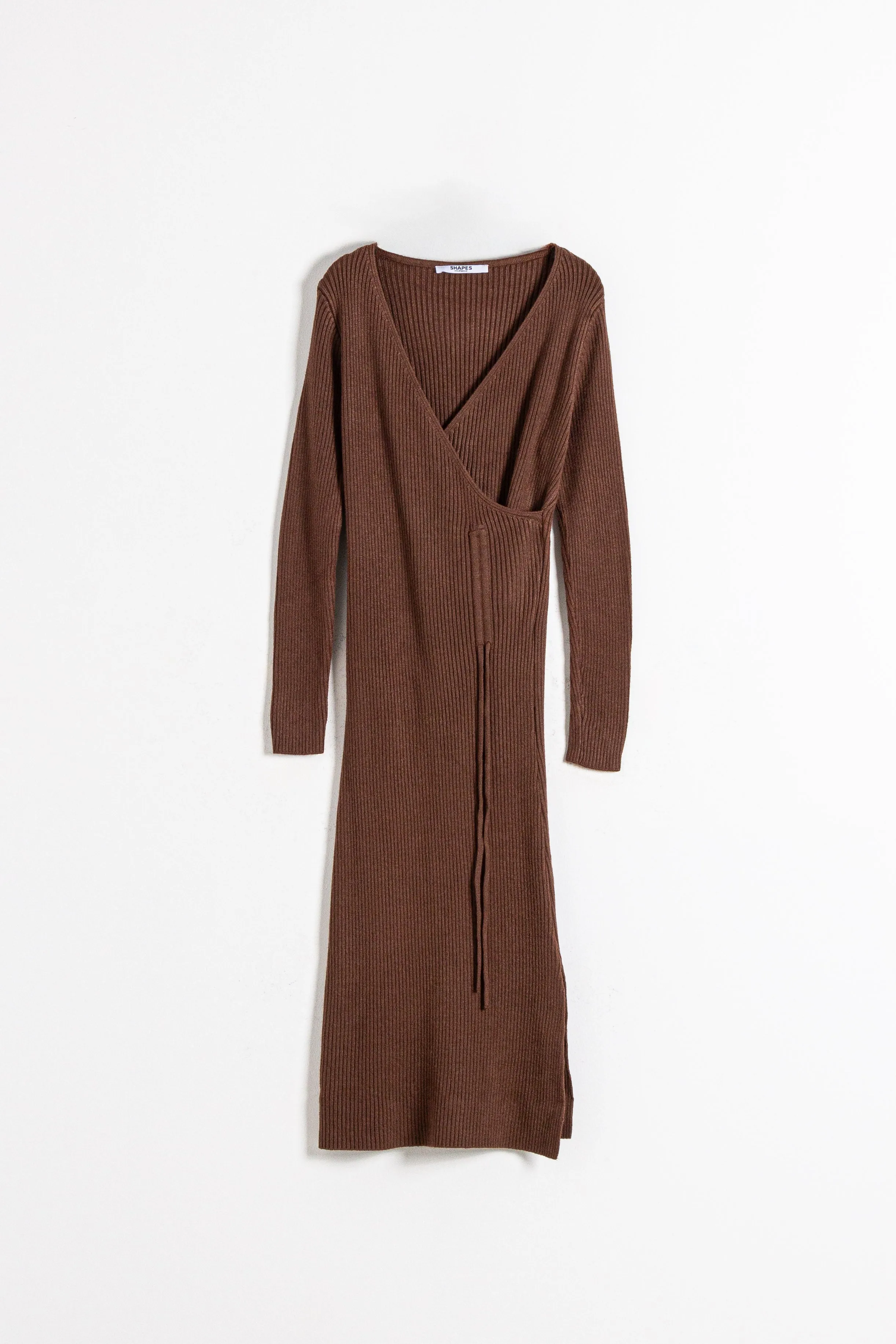 DETAILED KNIT MIDI DRESS