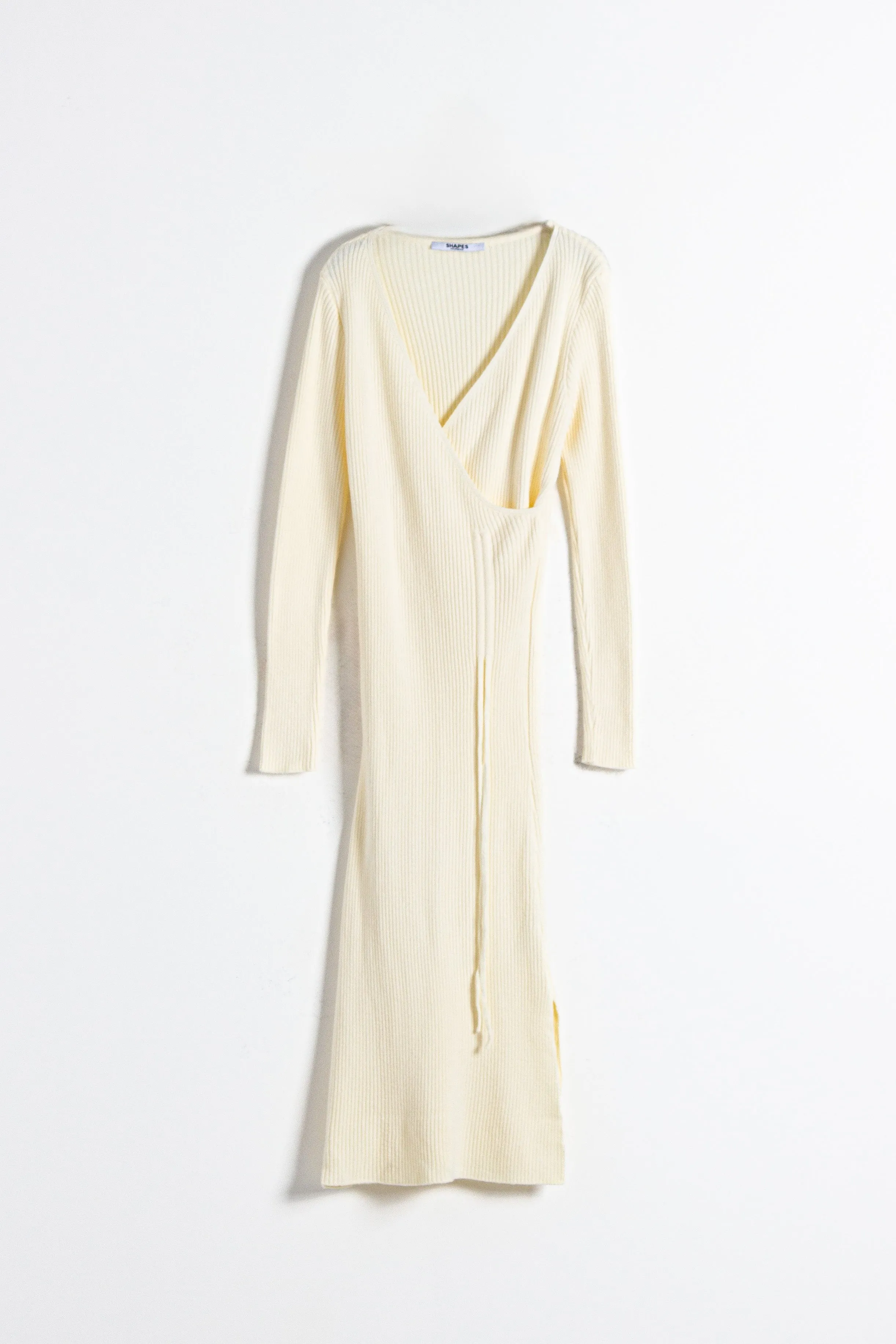 DETAILED KNIT MIDI DRESS