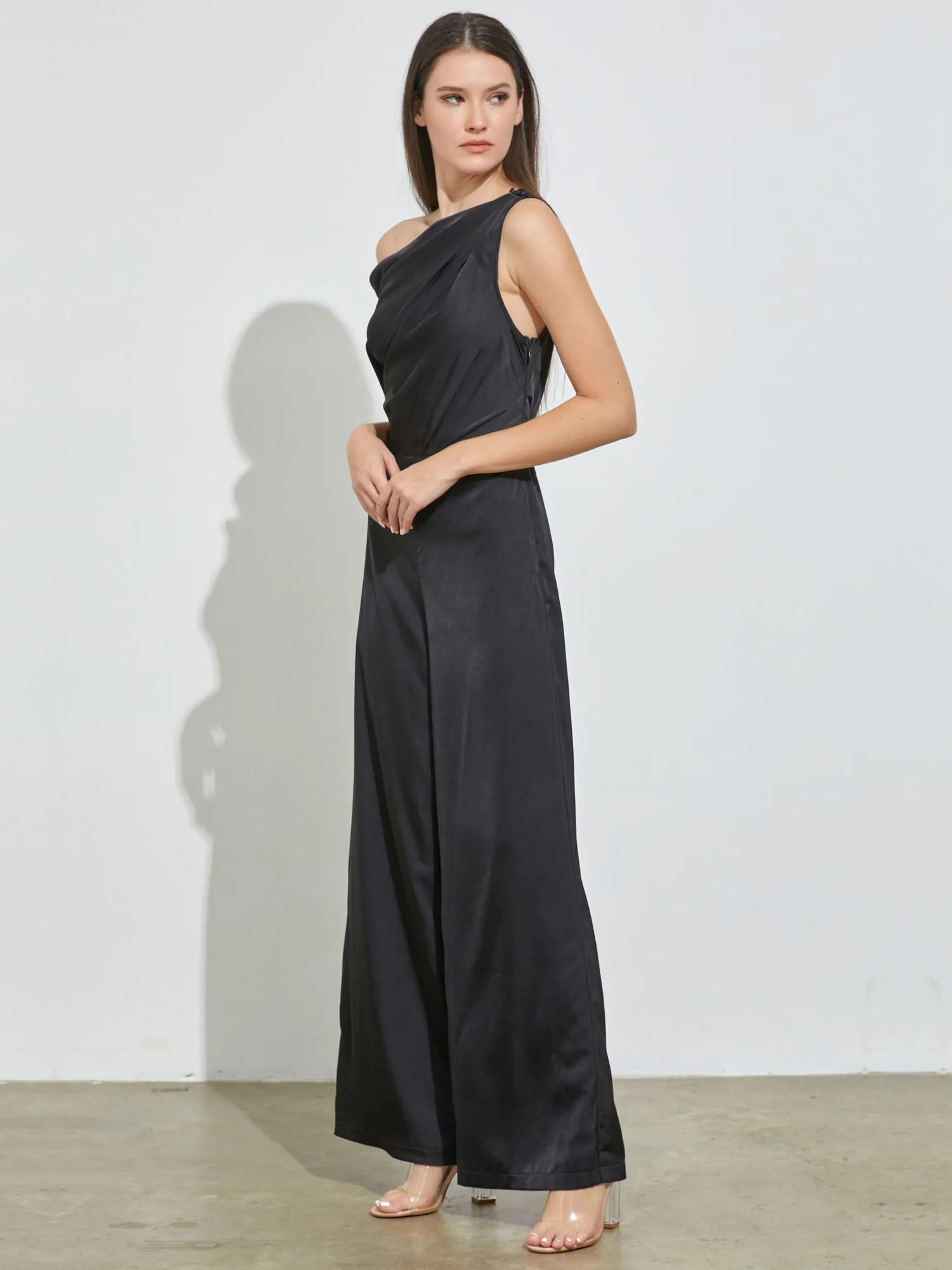Do Be Draped Shoulder Jumpsuit - Brands We Love