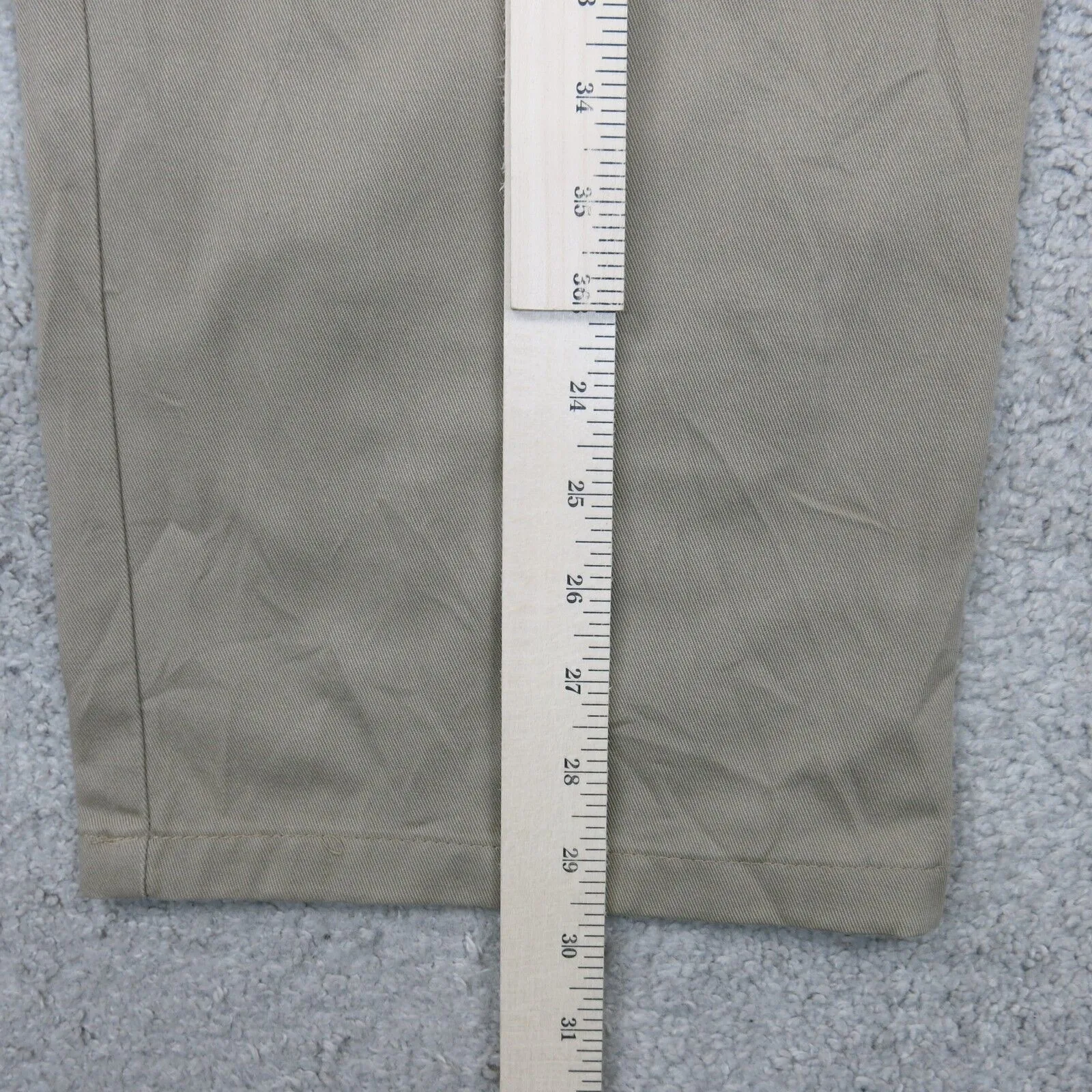 Dockers Mens Chino Pant Wide Leg Classic Fit Cotton Pockets Khaki Size W48XL32