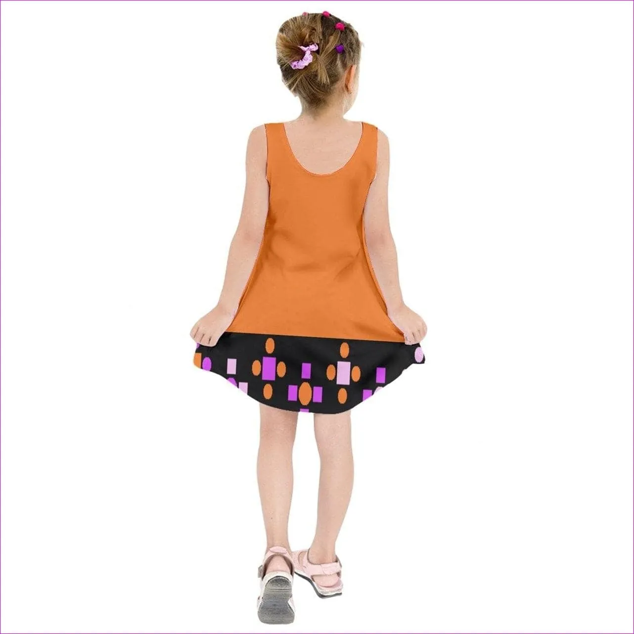 Dotted Kids Sleeveless Dress
