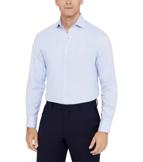 Easy Iron Structured Dress Shirt Light Blue