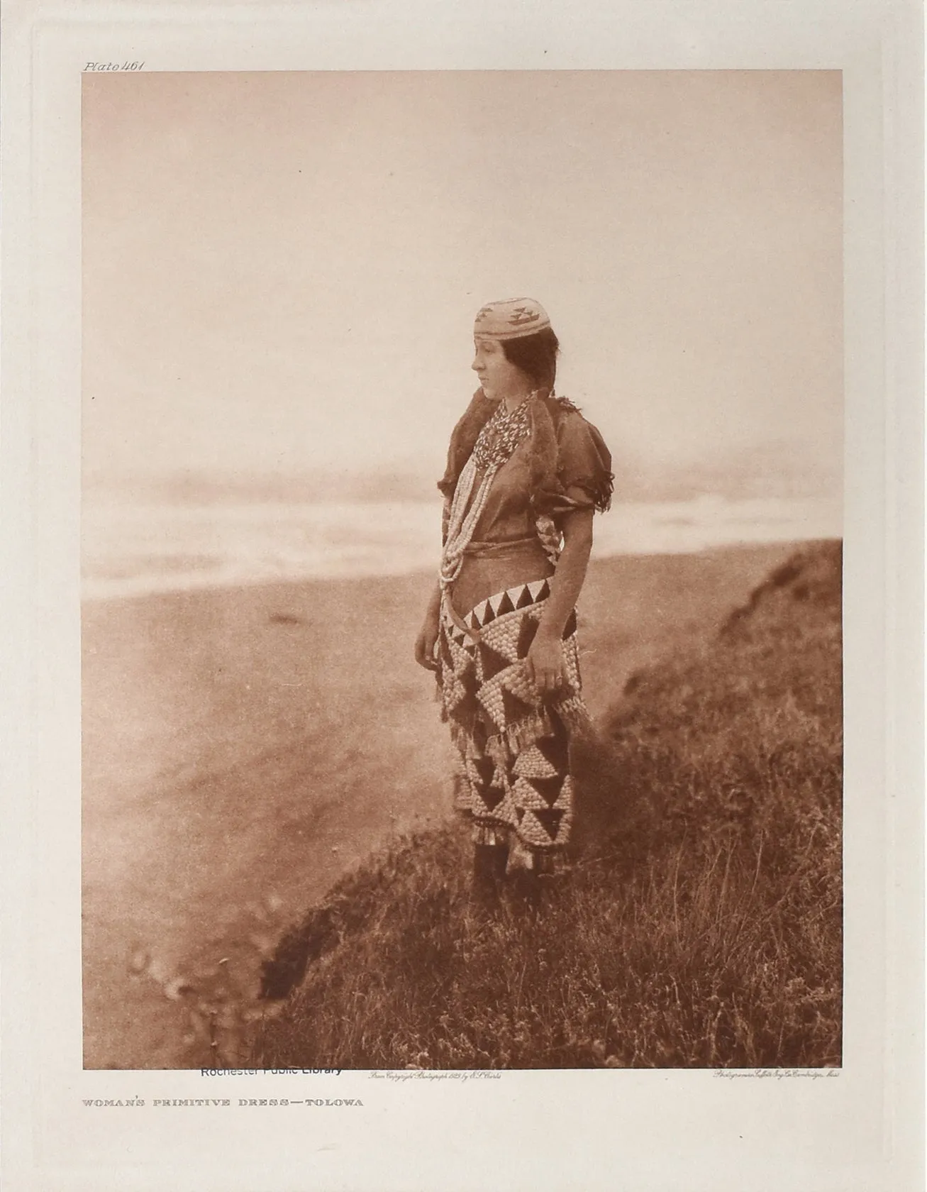 Edward S. Curtis (1868-1953), Woman's Primitive Dress–Tolowa Pl 461