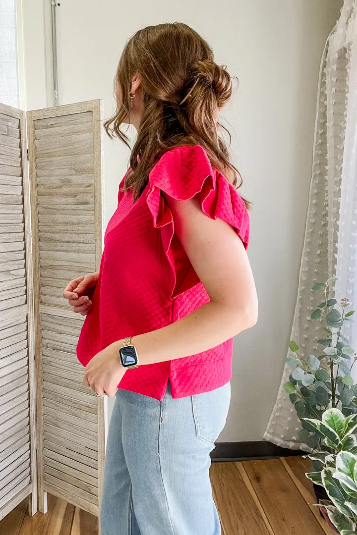 Embossed Textured Top