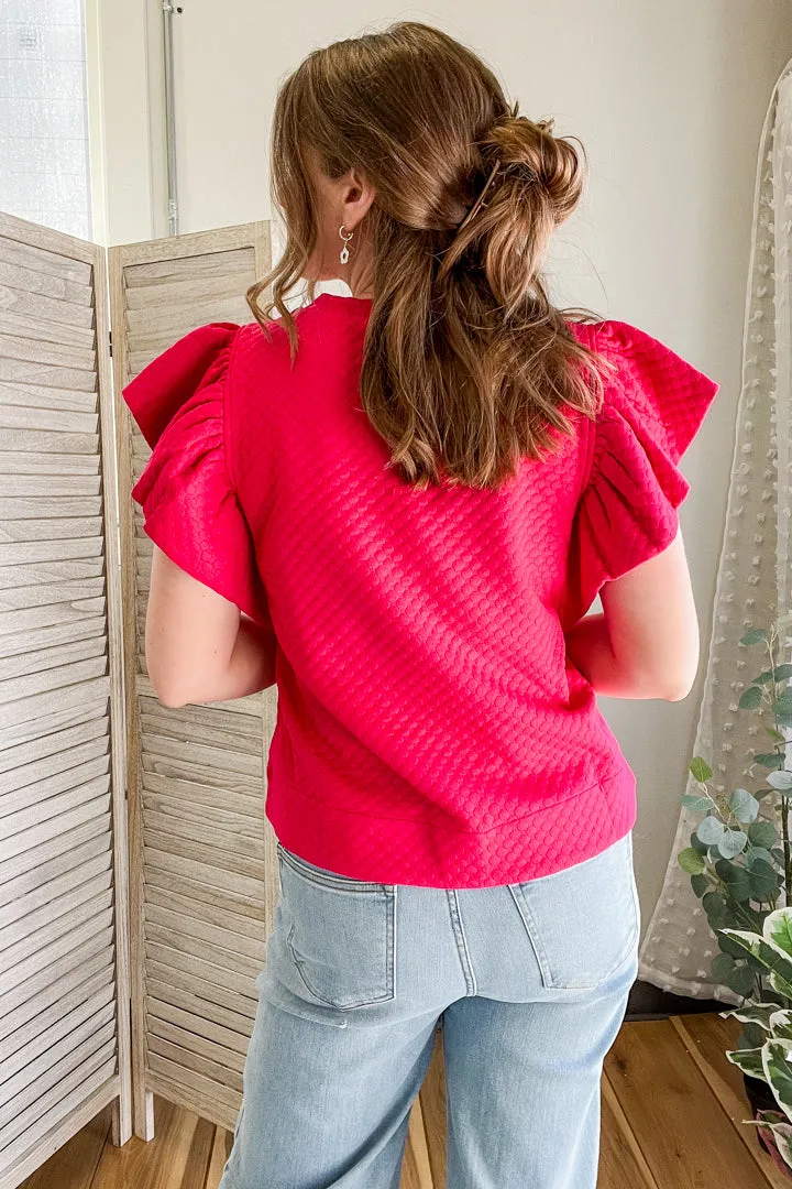 Embossed Textured Top