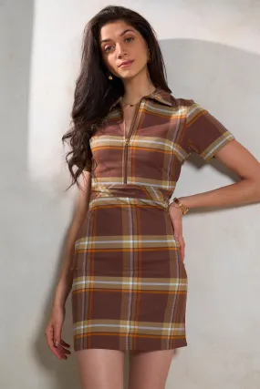 Evelyn|Cotton Lycra Mini Dress
