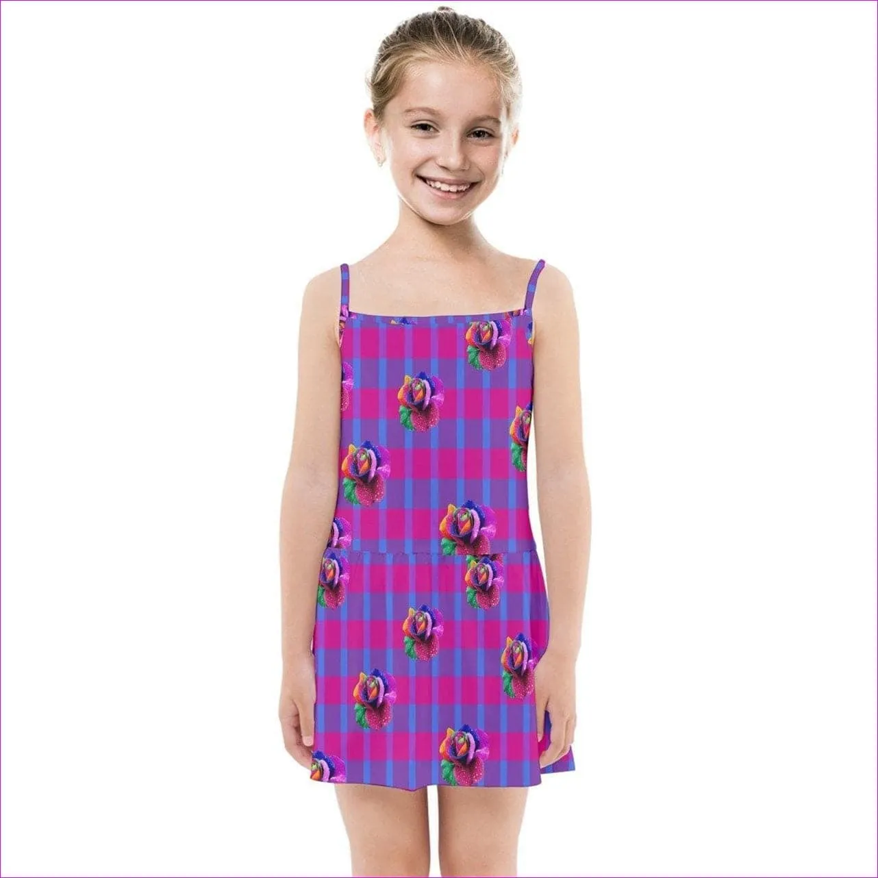 Floral Reign Kids Summer Sun Dress