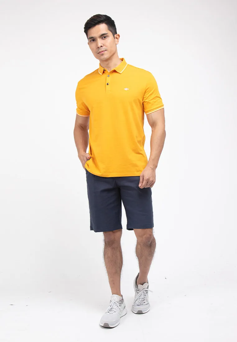 Forest Half Elastic Plain Bermuda Shorts Men Chino Casual Short Pants Men | Seluar Pendek Lelaki - 65842