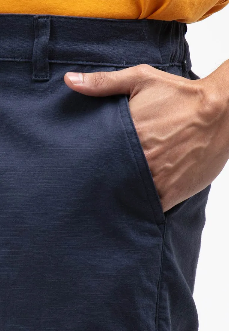 Forest Half Elastic Plain Bermuda Shorts Men Chino Casual Short Pants Men | Seluar Pendek Lelaki - 65842