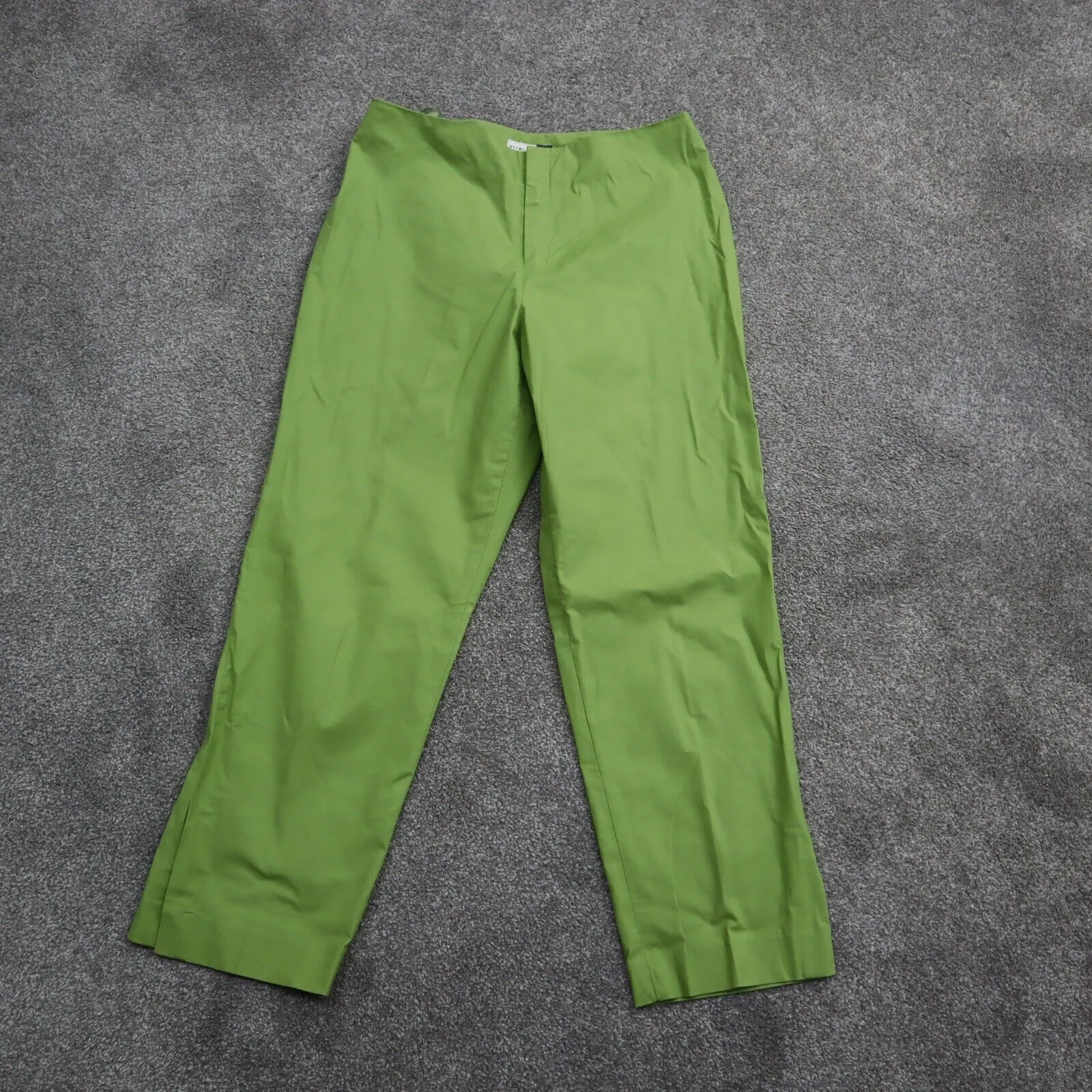 GAP Womens Skinny Ankle Chino Pants Mid Rise Pockets Flat Front Green Size 4