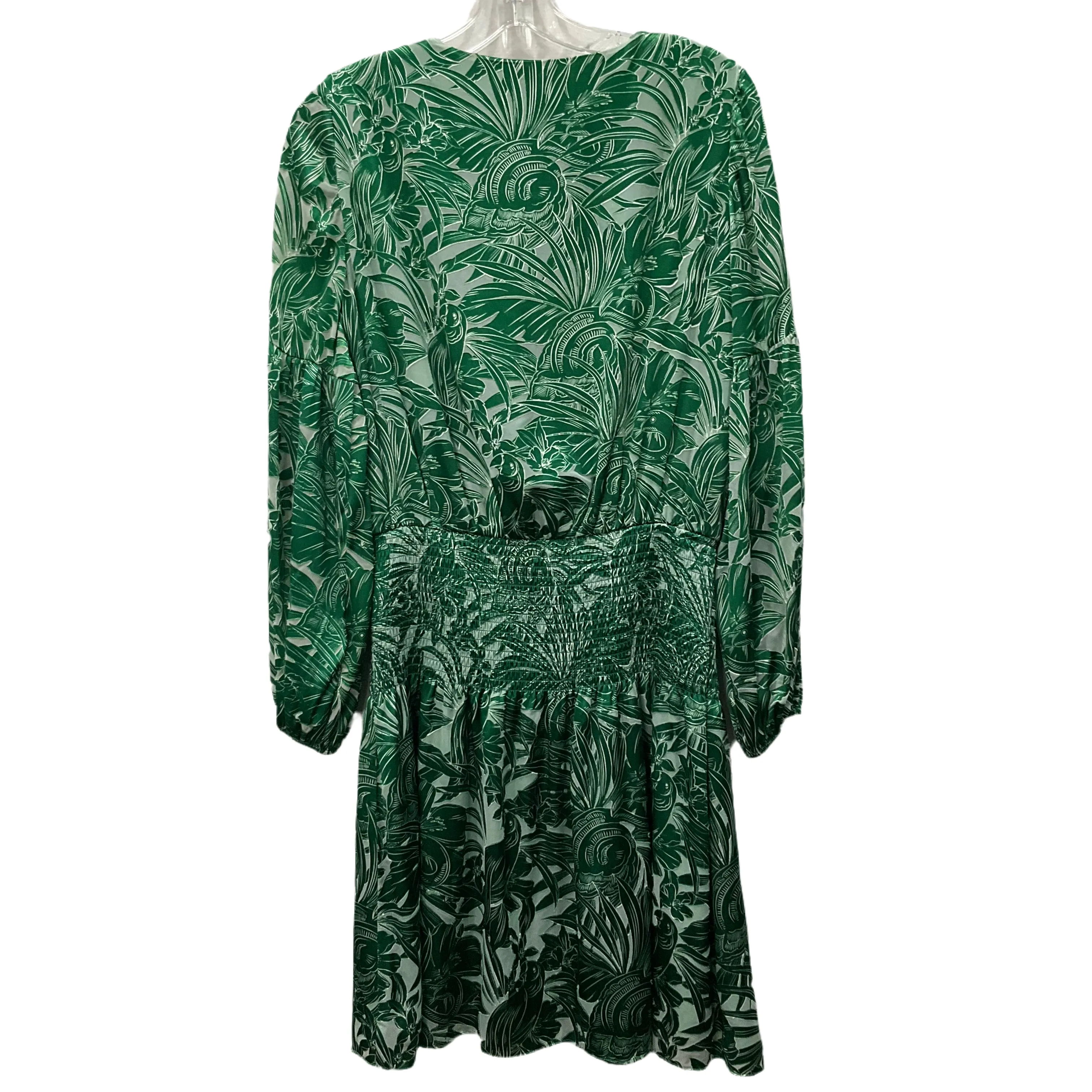 Green Dress Casual Short White House Black Market, Size S