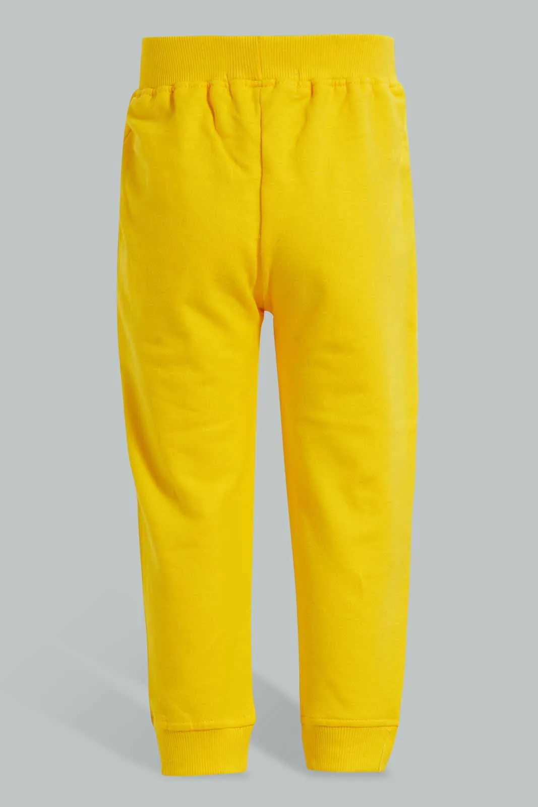 Grey And Mustard Tiger Jogger For Baby Boys (Pack of 2)