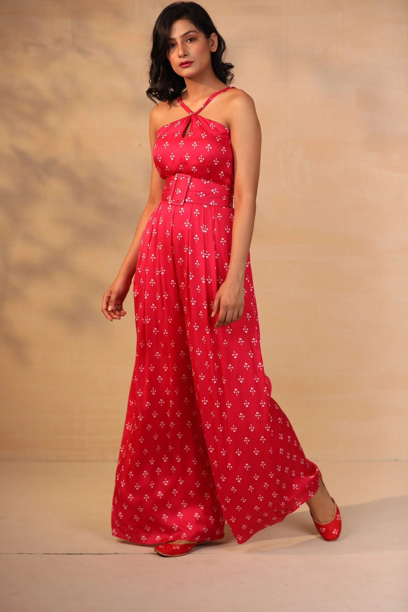 Hot Pink Jumpsuit