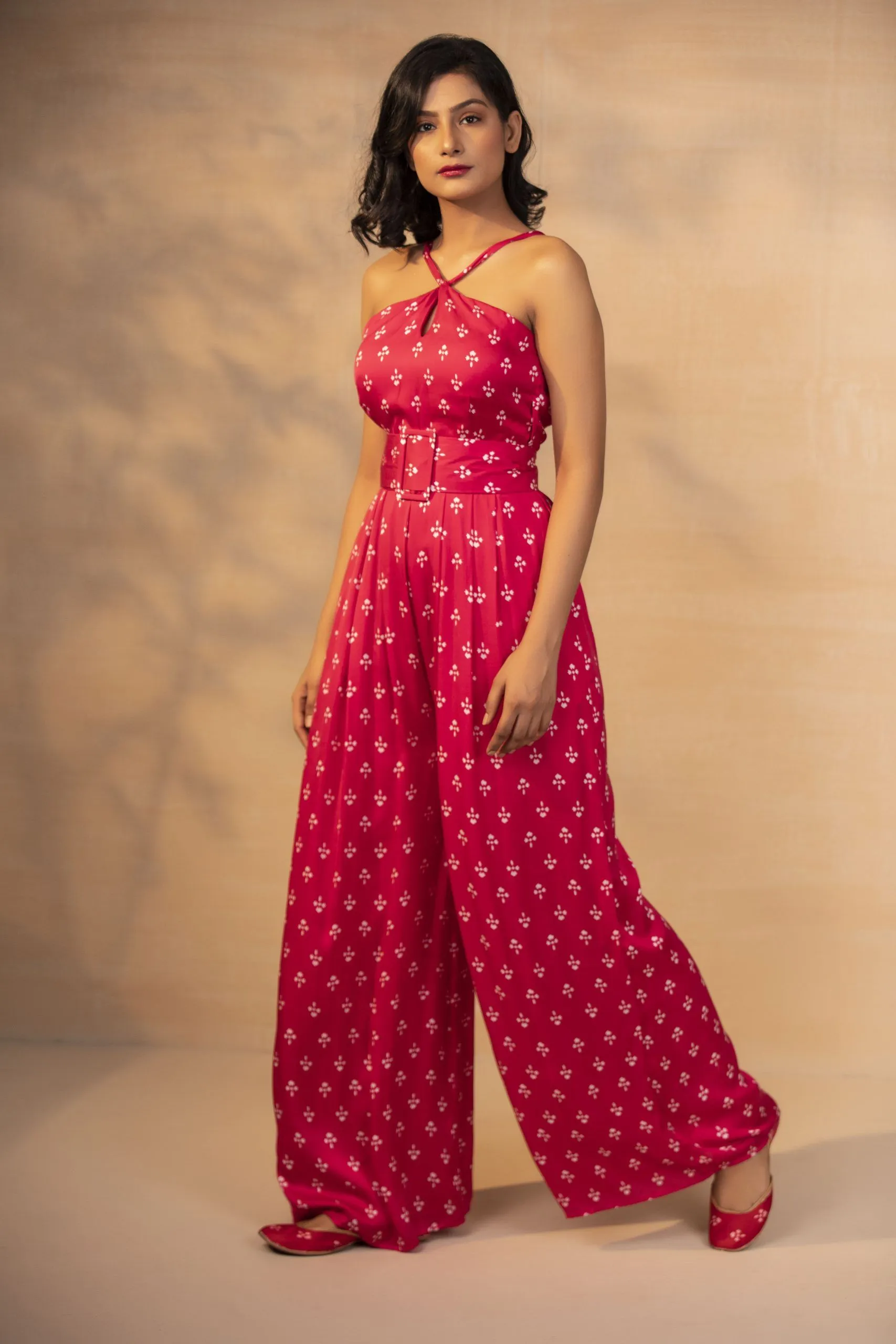 Hot Pink Jumpsuit