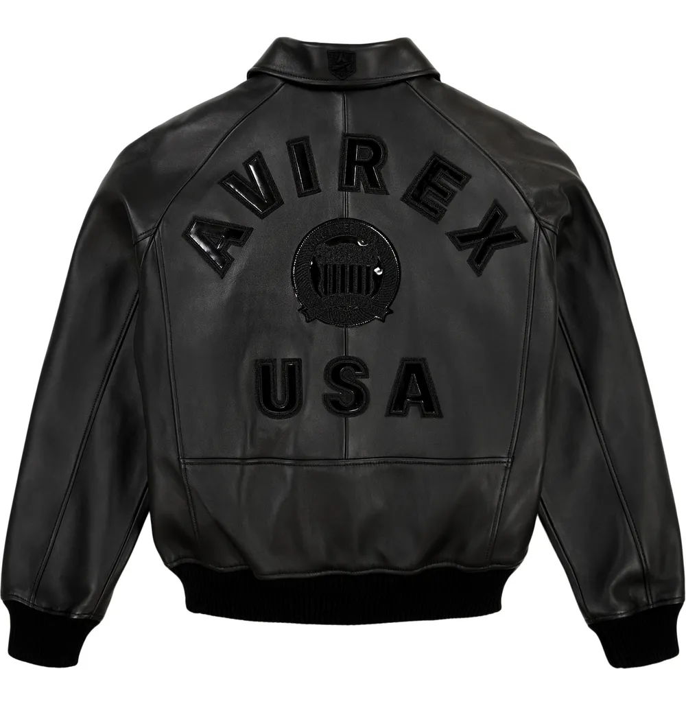 ICON JACKET BLK AVIREX