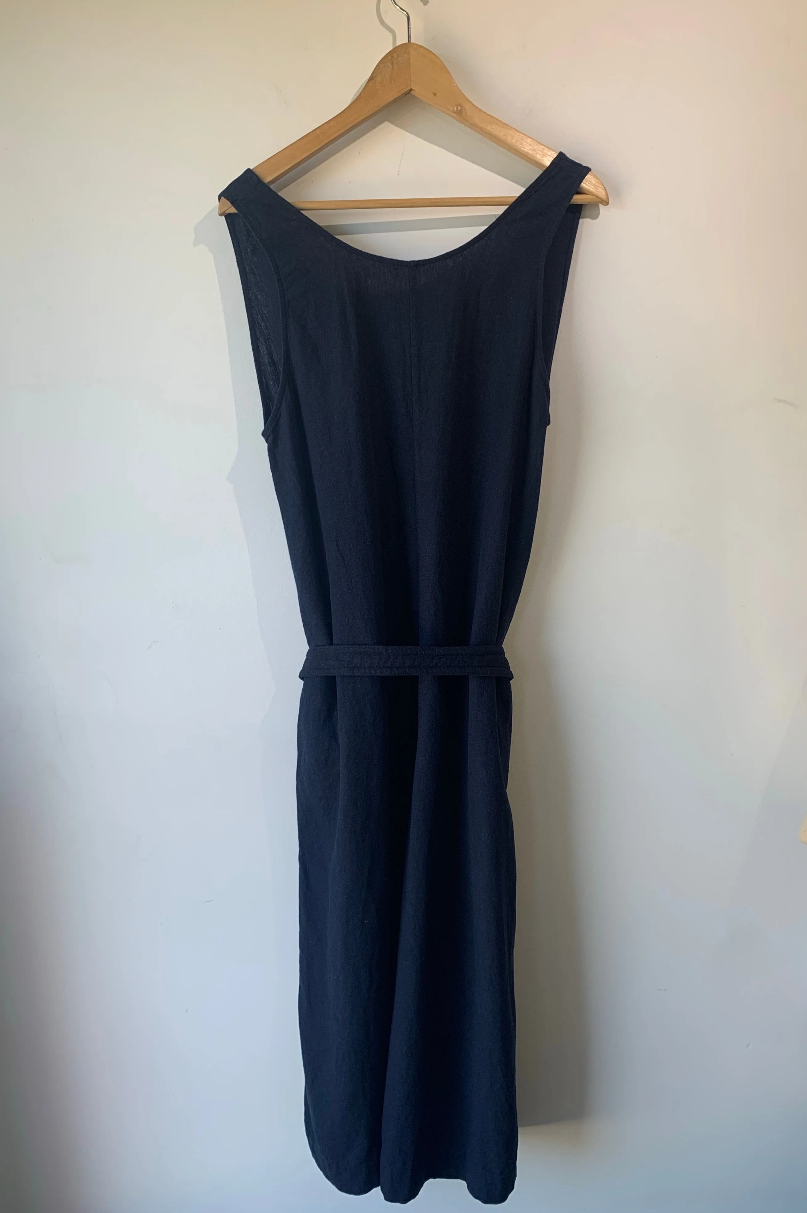 Jesse Kamm Linen Sleeveless Jumpsuit