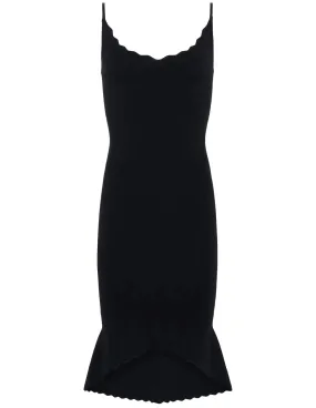 L'Agenca Asa Scalloped Knit Dress