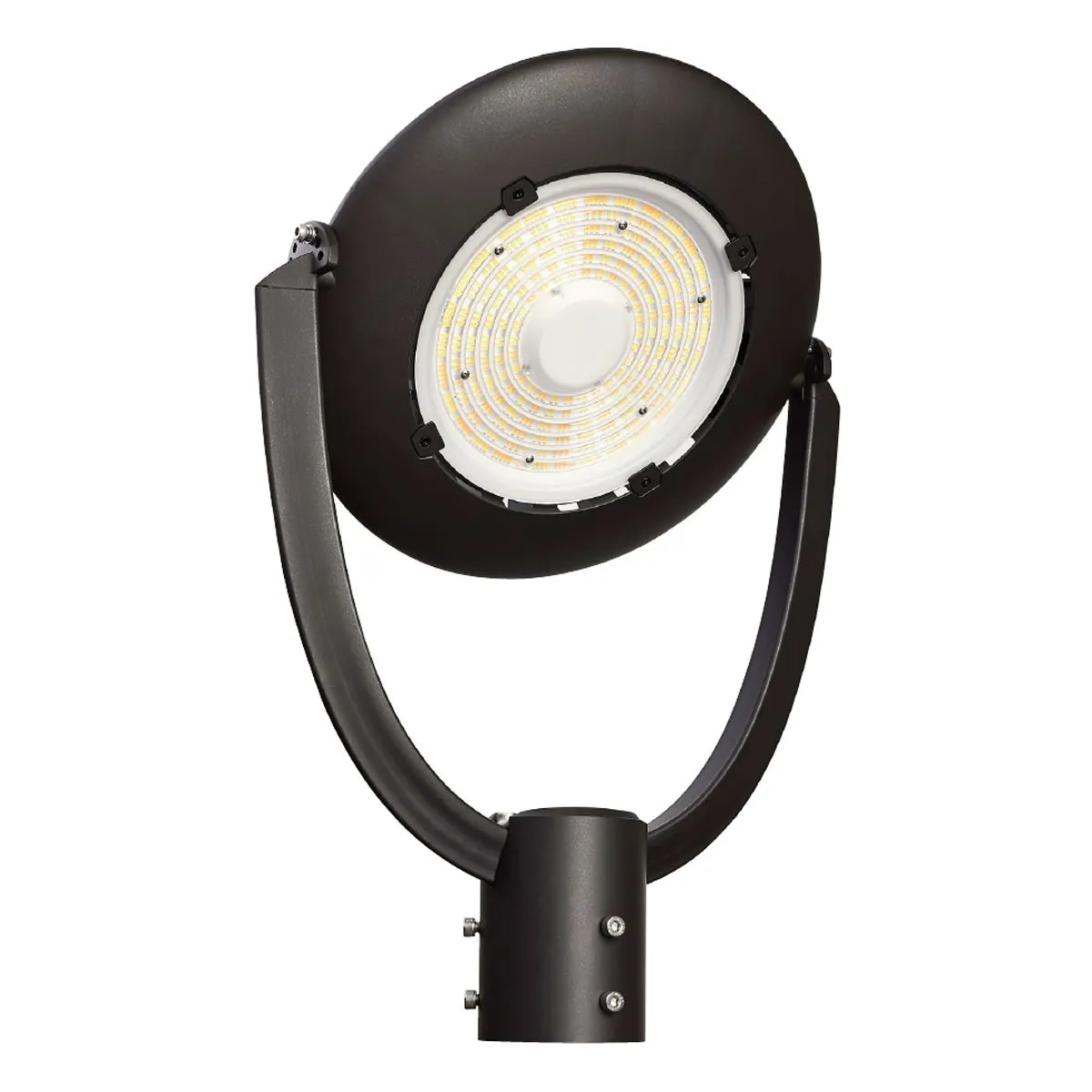 LED Post Top Area Light, 75 Watts, 10100 Lumens, Selectable CCT 30K/40K/50K, 120-347V
