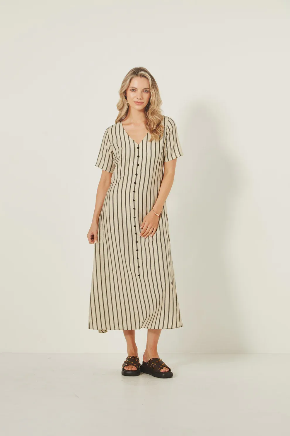 Lemon Tree - Marta Dress in Sand