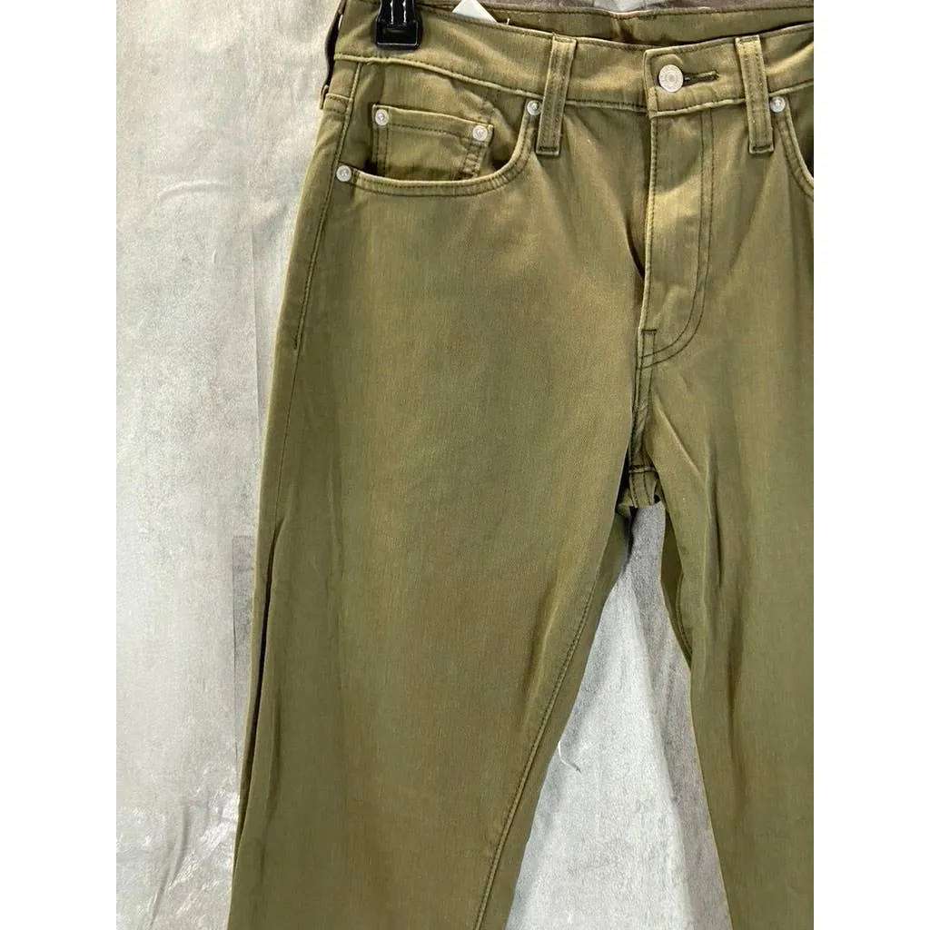 LEVI'S Men's Dark Green 502 Tapered Hi-Ball Chino Pants SZ 30