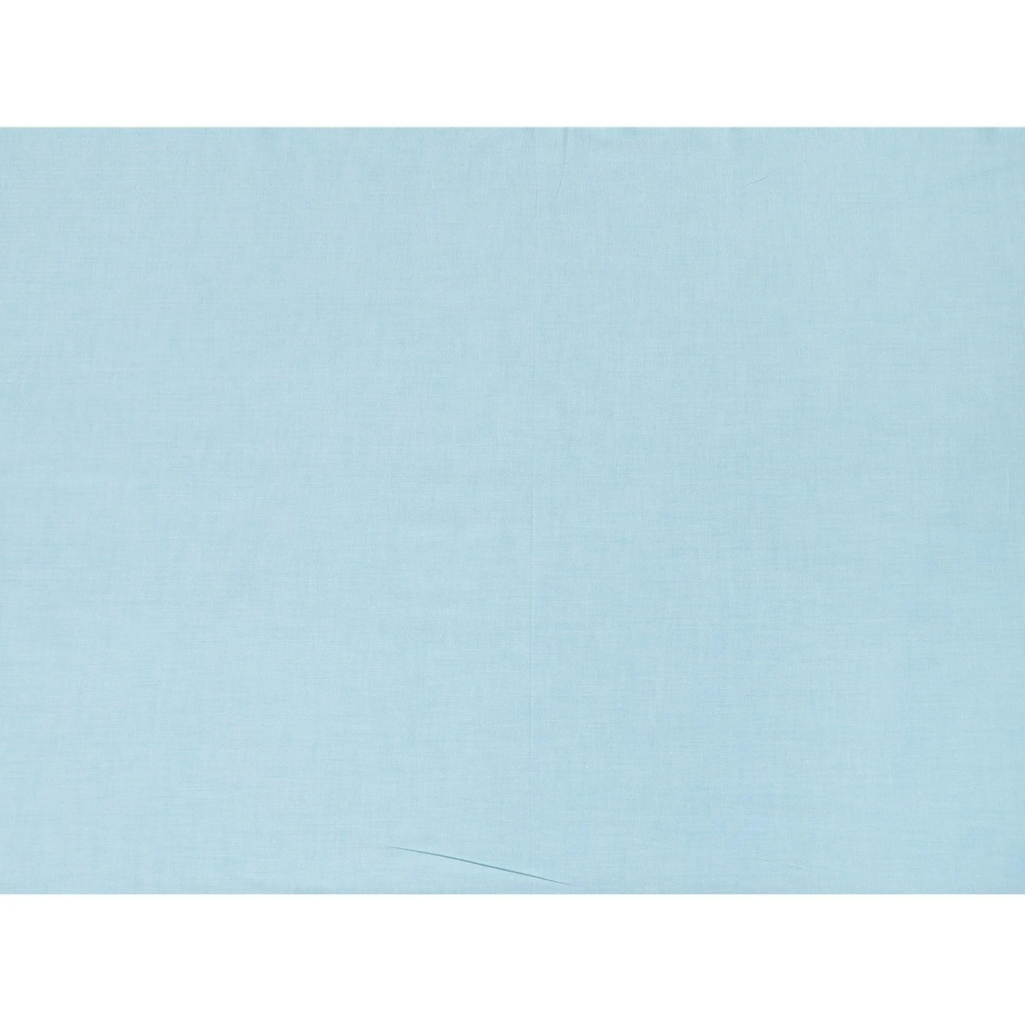 Light tiffany blue Italian 100% cotton shirting fabric in self design-D7100