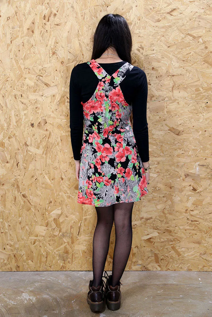 LOOT LABEL Racer Back Pinafore Dress