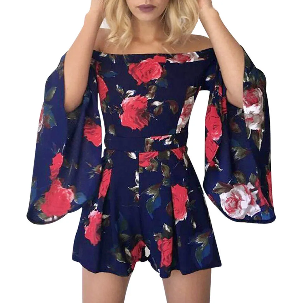 Luvre Floral Print Romper
