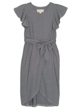 Mabel   Honey Black Knit Midi Dress
